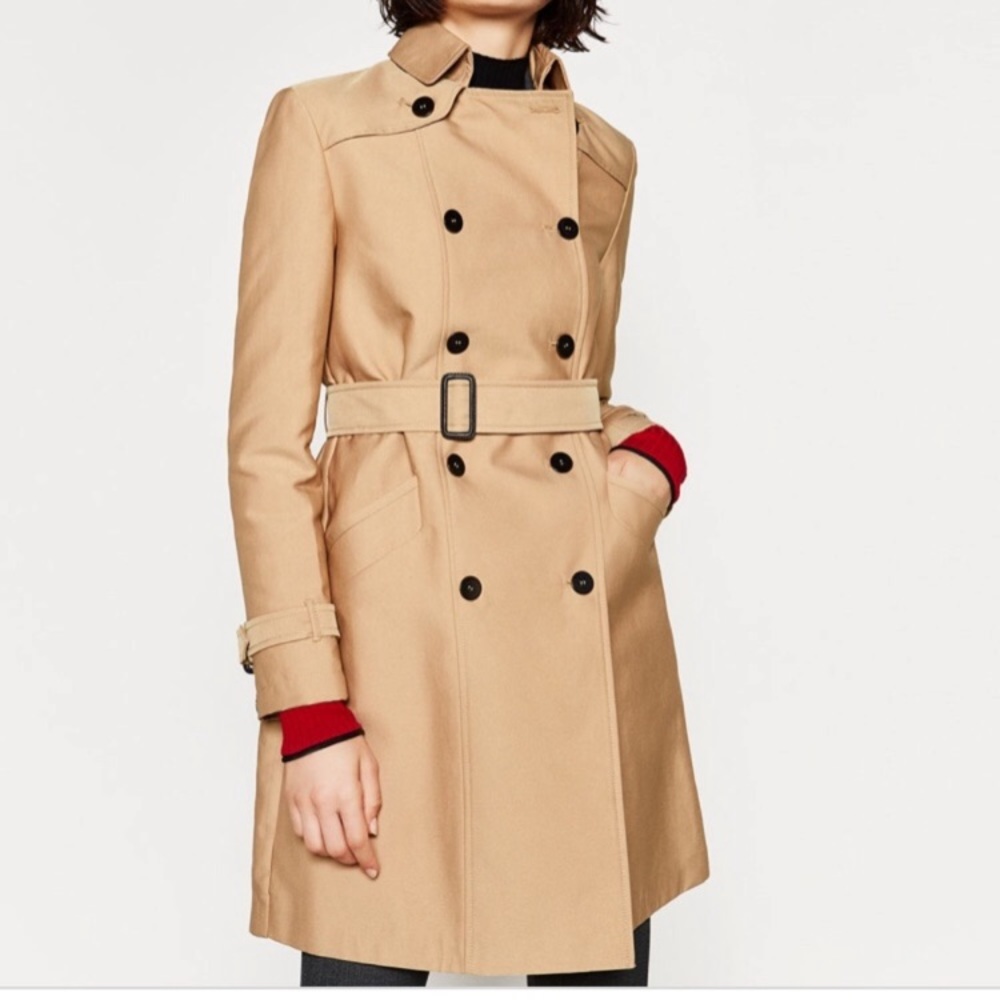 NWT Zara Trench Coat XS